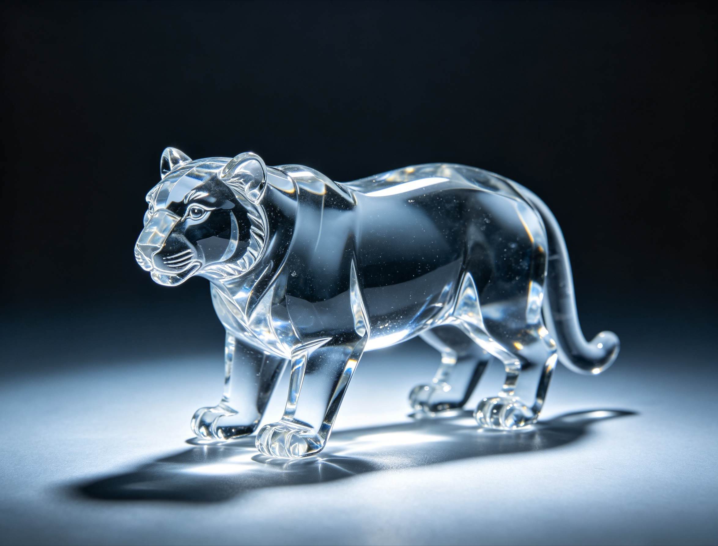 Artisanat en cristal sculpté