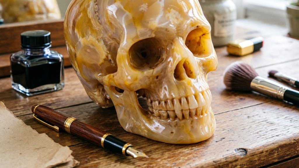 5 Simple Ways to Display a Chalcedony Jasper Crystal Skull